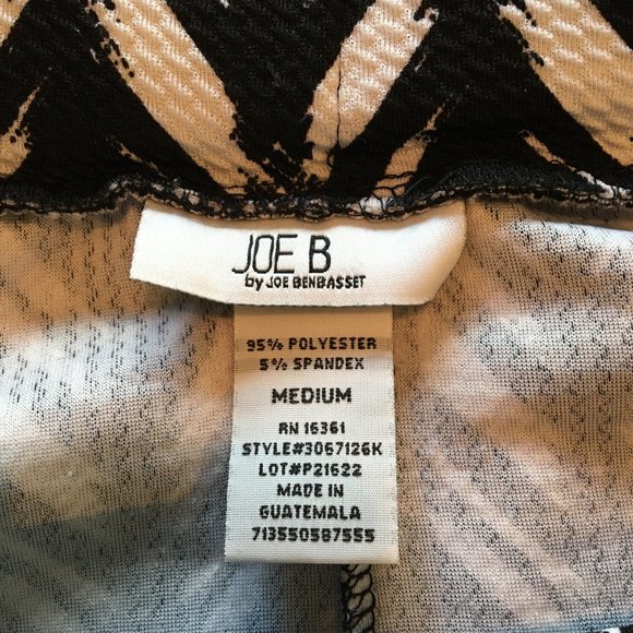 JOE B A-Line Black and White Skirt – M - Picture 4 of 4